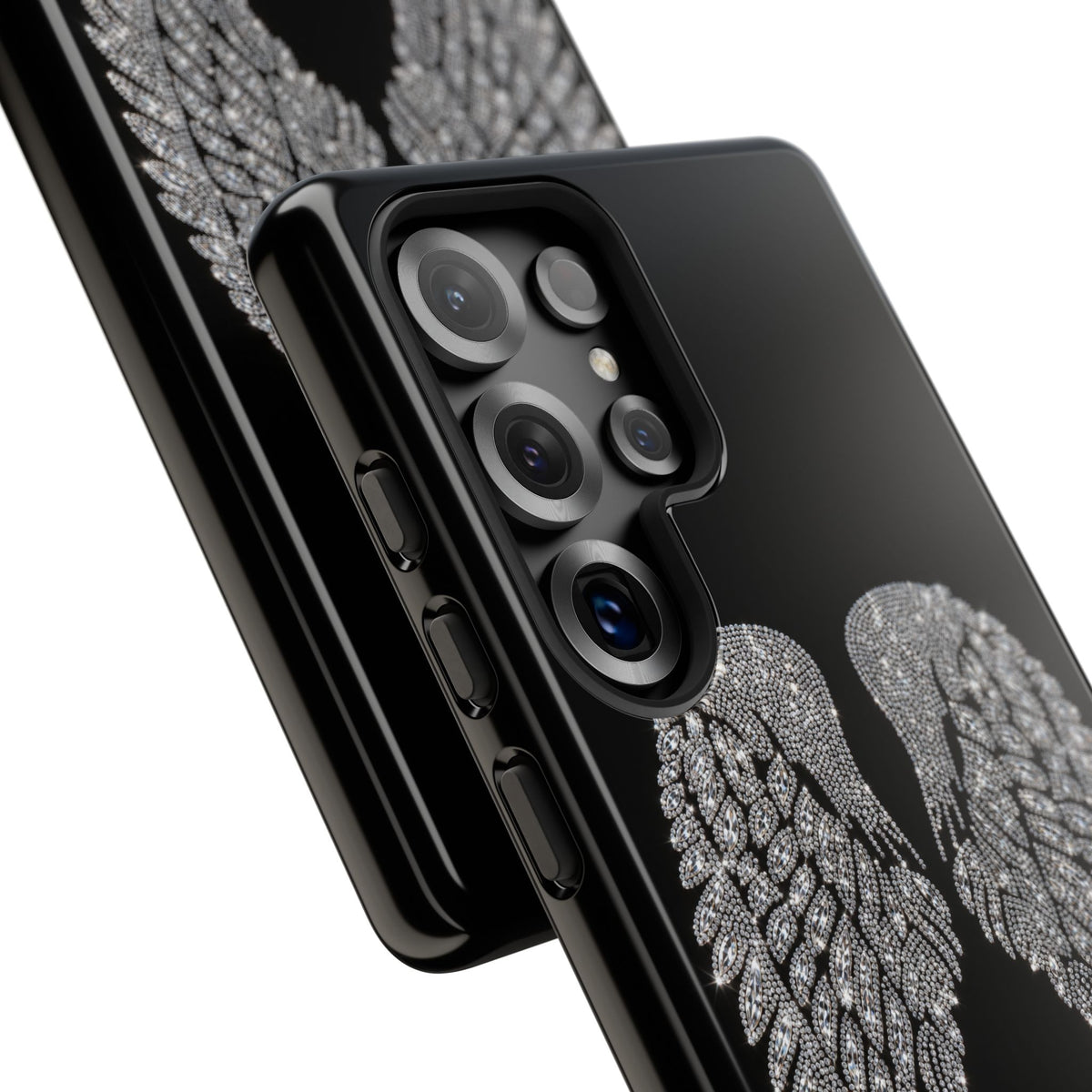 Silver Angel Wings Tough Case