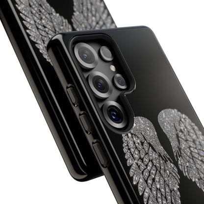Silver Angel Wings Tough Case