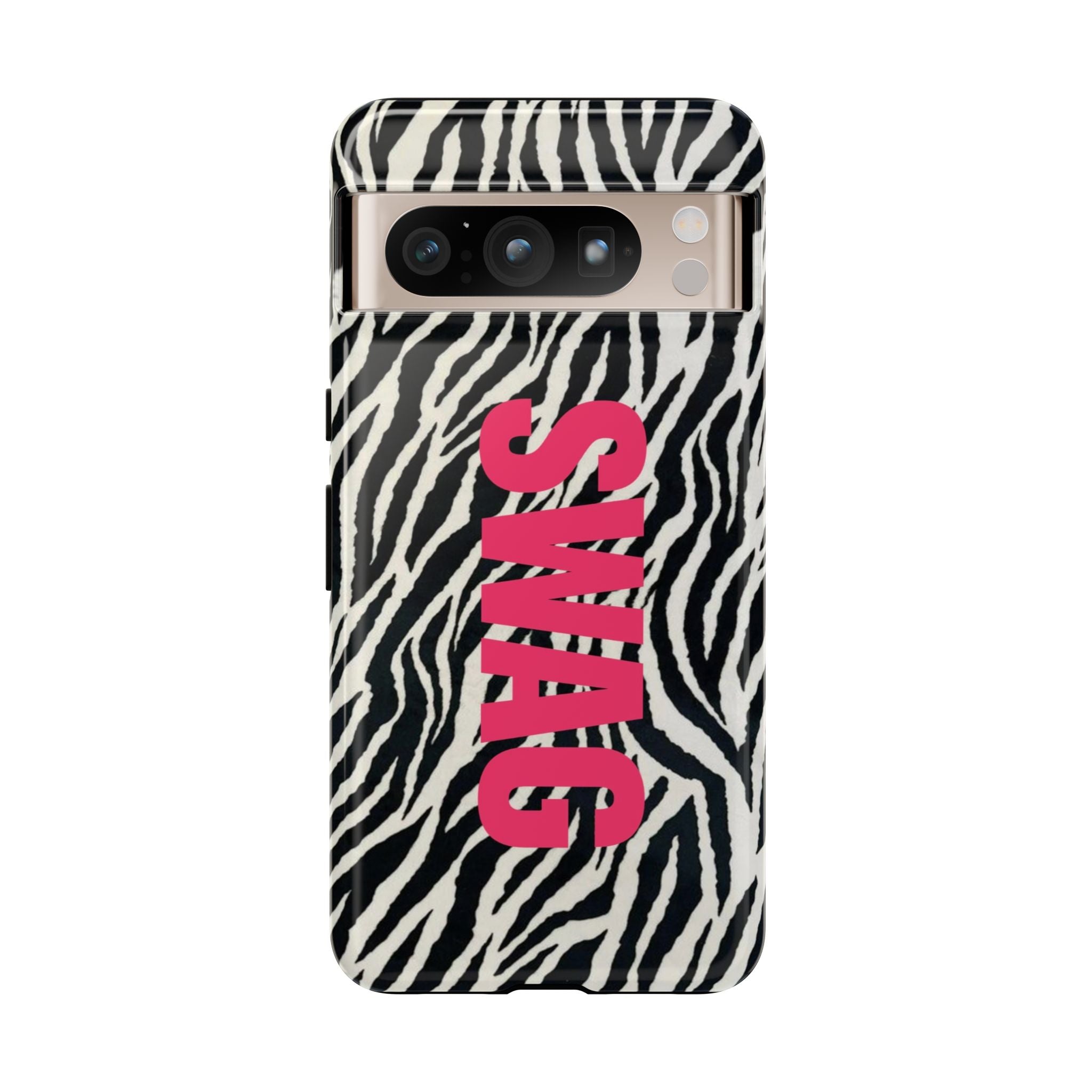 'SWAG' Zebra Print Tough Case