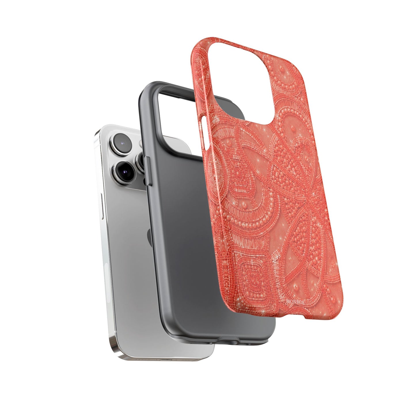 Coral Lace Tough Case