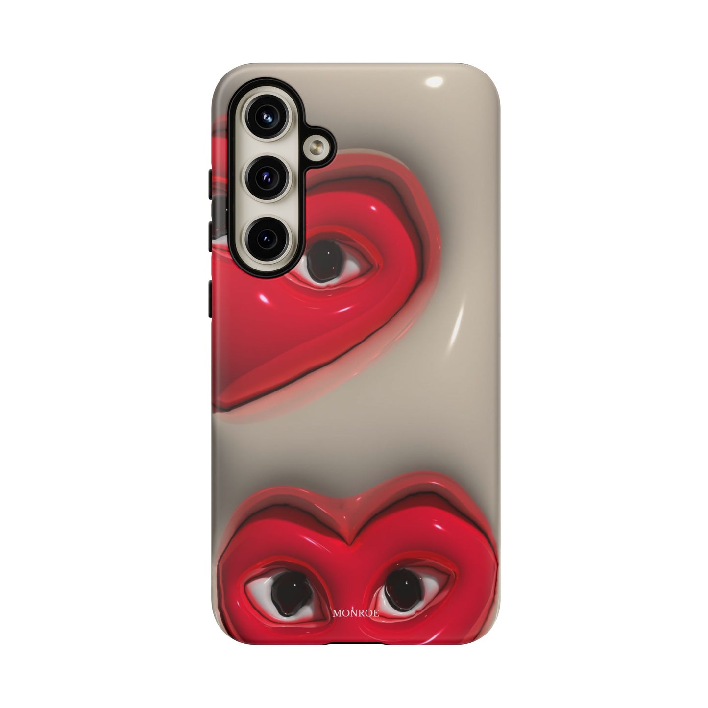 Red Heart Eyes Tough Case