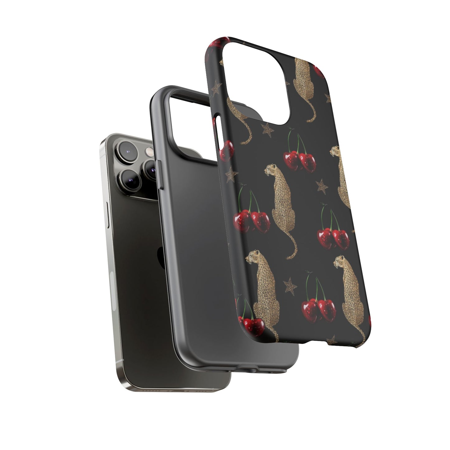 Leopard & Cherry Tough Case