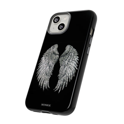 Silver Wings Black Tough Case