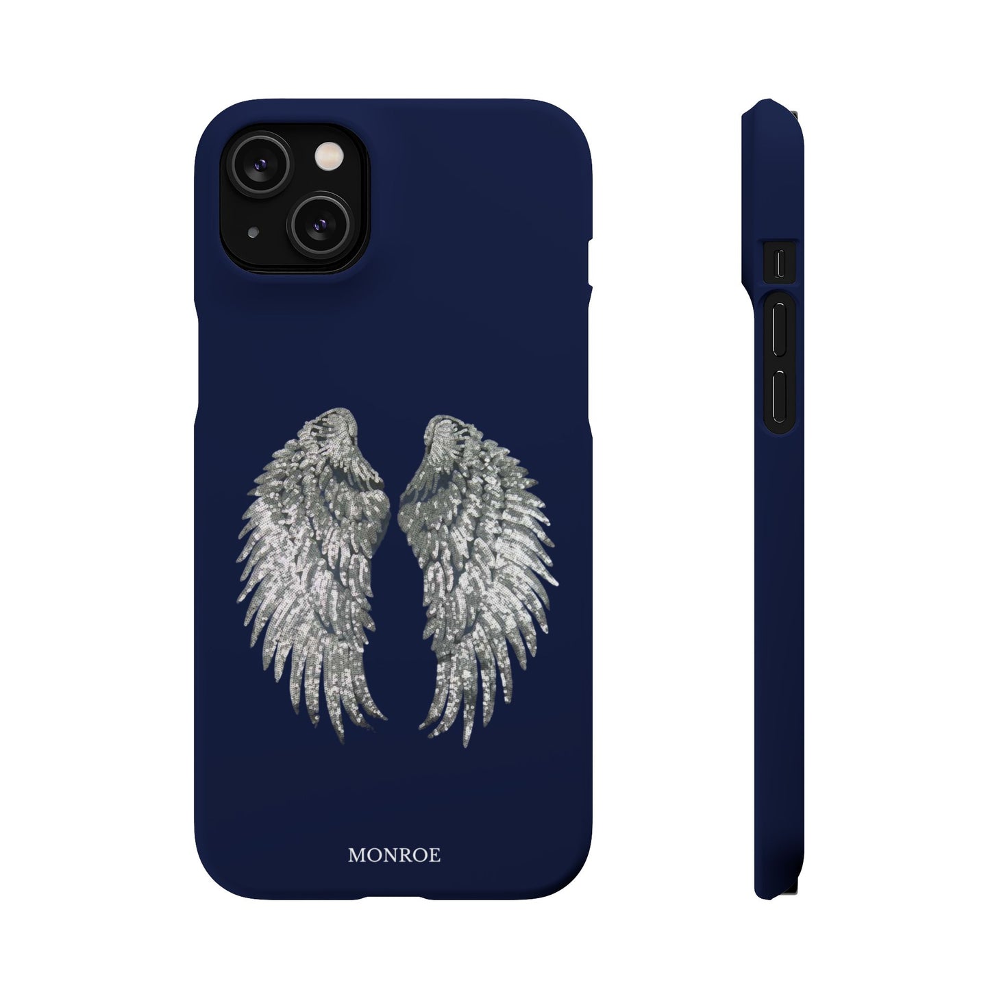 Navy Angel Wings Case