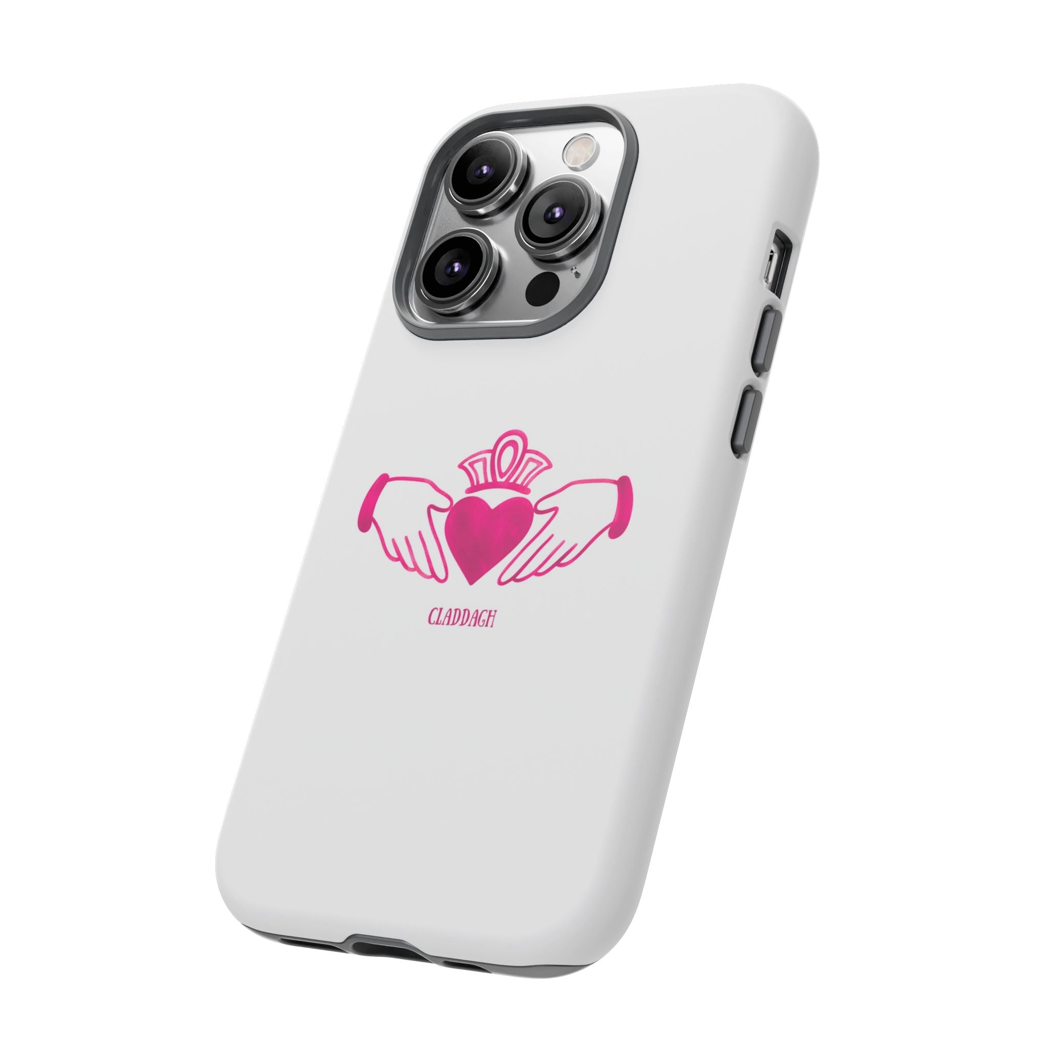 Pink Irish Claddagh Symbol Tough Phone Case