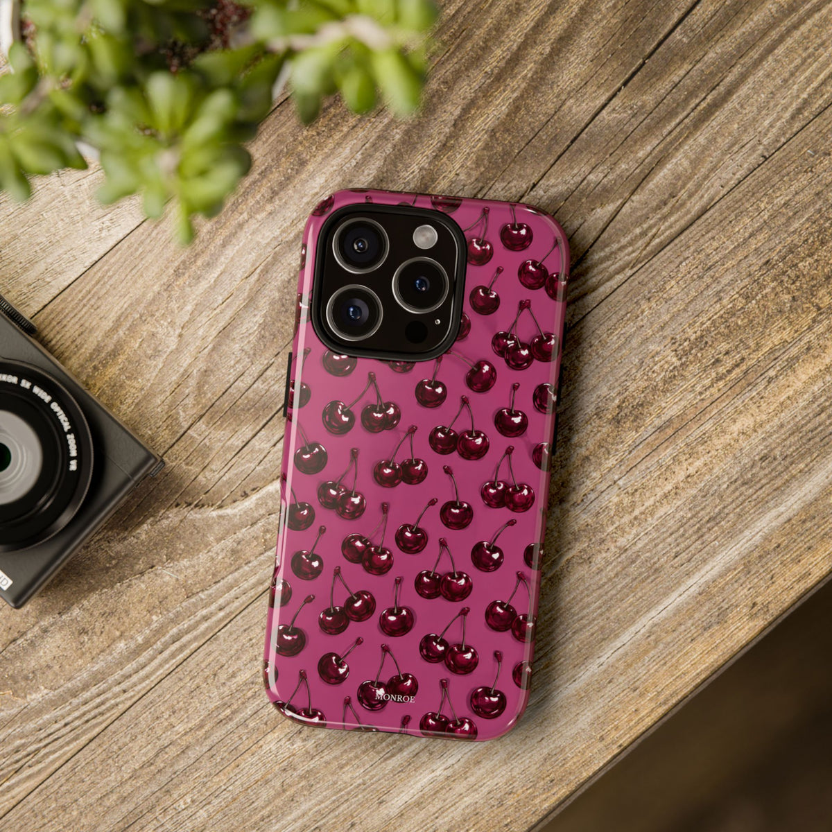 Burgundy Cherries Tough Case