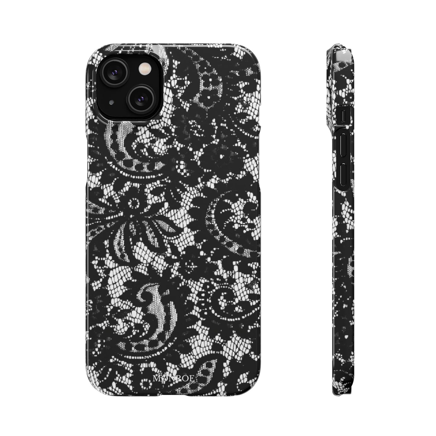 Black Lace Elegant Pattern Case