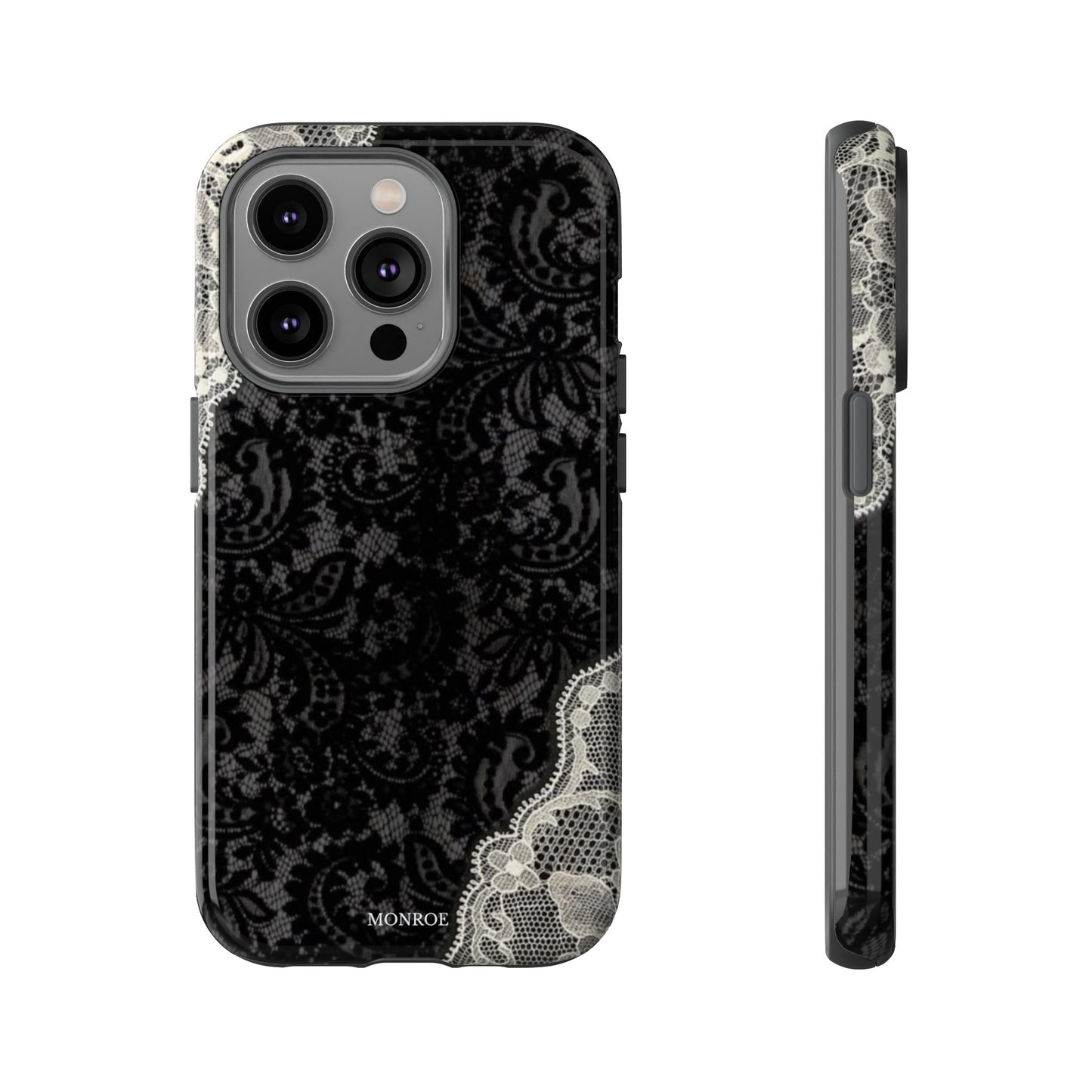 Black & White Edged Tough Case