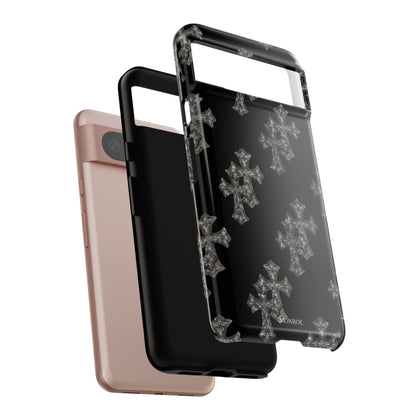 Black Crystal Cross Tough Case