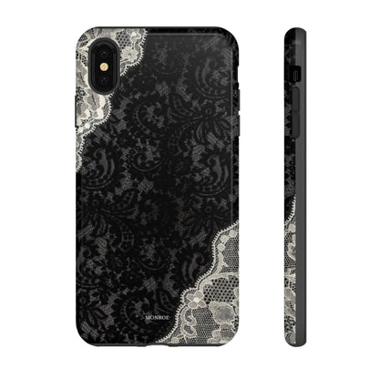 Black & White Edged Tough Case