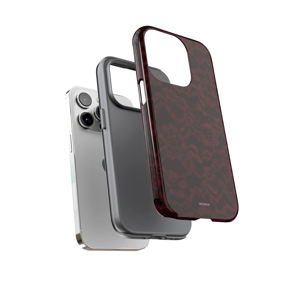 Burgundy Lace Tough Case