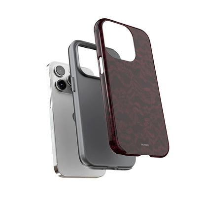 Burgundy Lace Tough Case