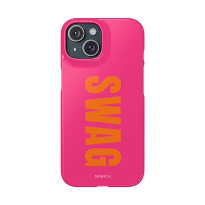 Bold Pink "SWAG" Case