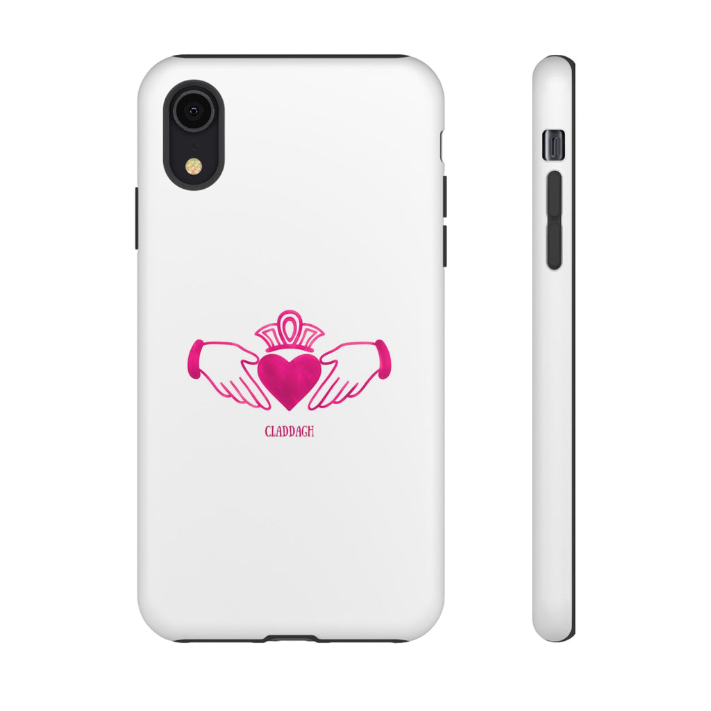 Pink Irish Claddagh Symbol Tough Phone Case