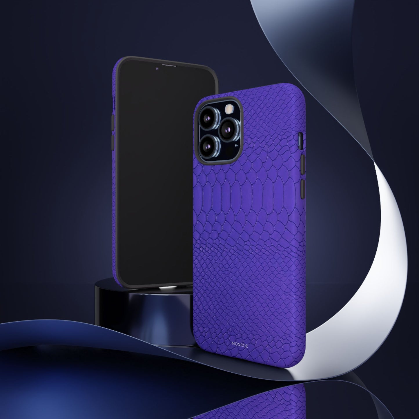 Dark Purple Snake Tough Case