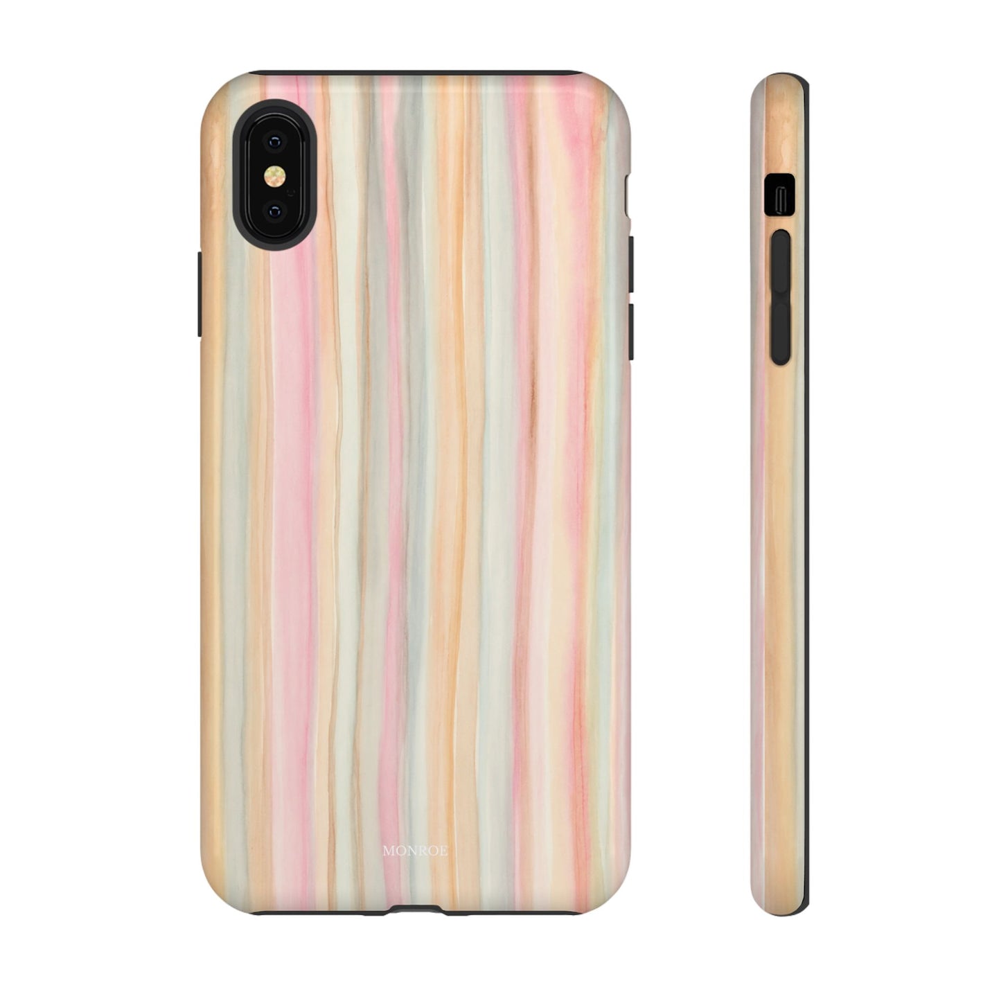 Pastel Watercolor Stripe Tough Case