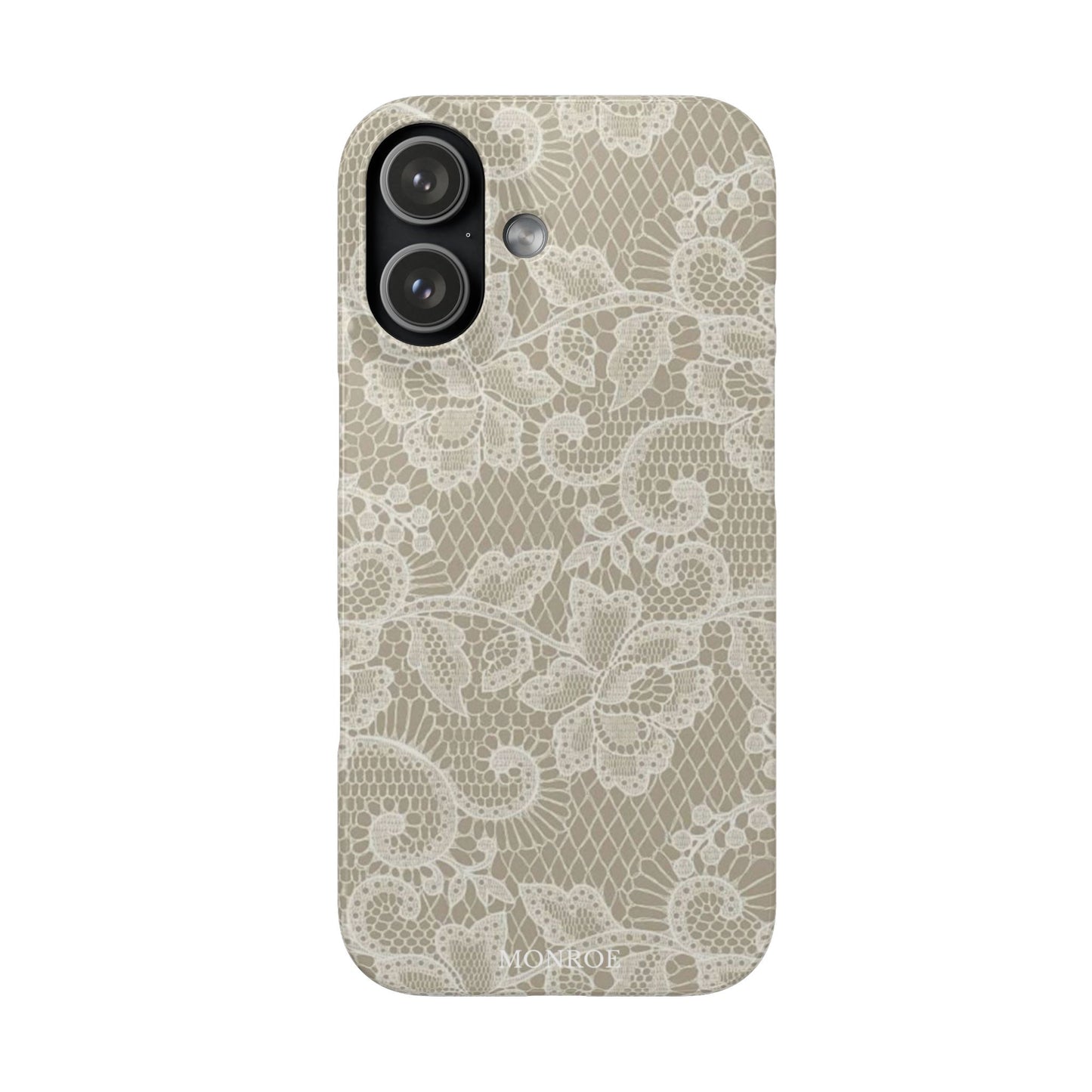 Vintage Beige Lace Case