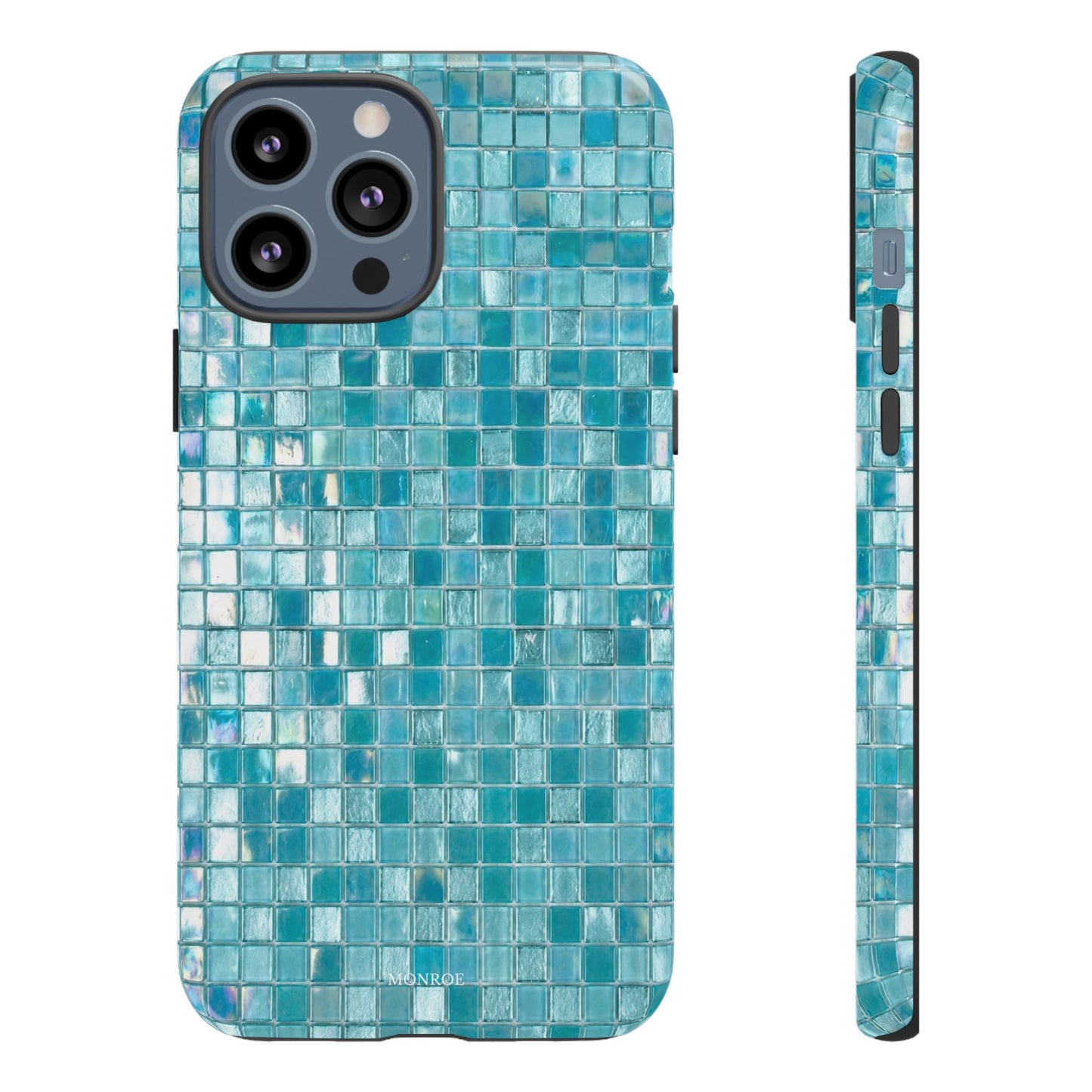 Hot Blue Mosaic Tile Tough Case
