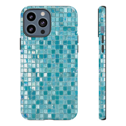 Hot Blue Mosaic Tile Tough Case