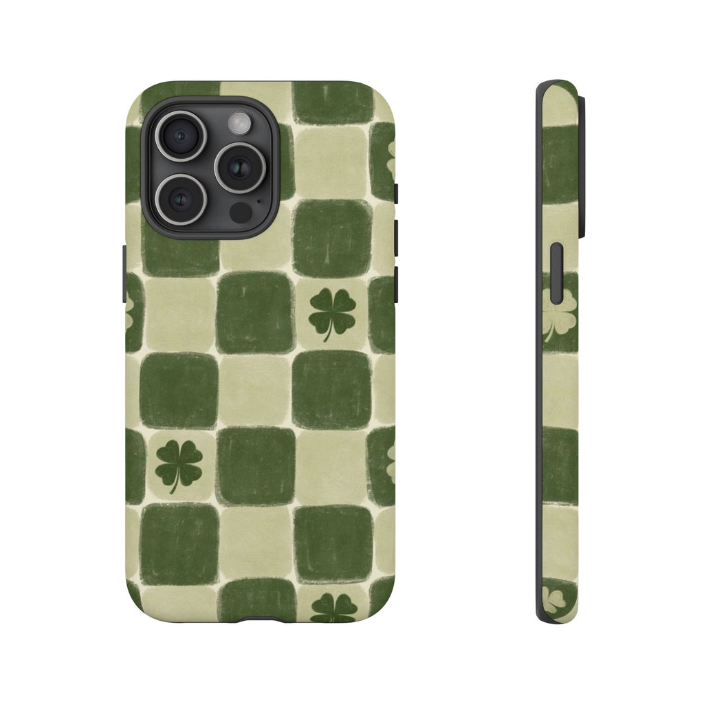 Clover Checker Tough Phone Case