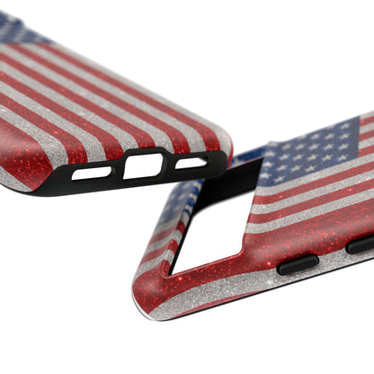 America Glitter Tough Case