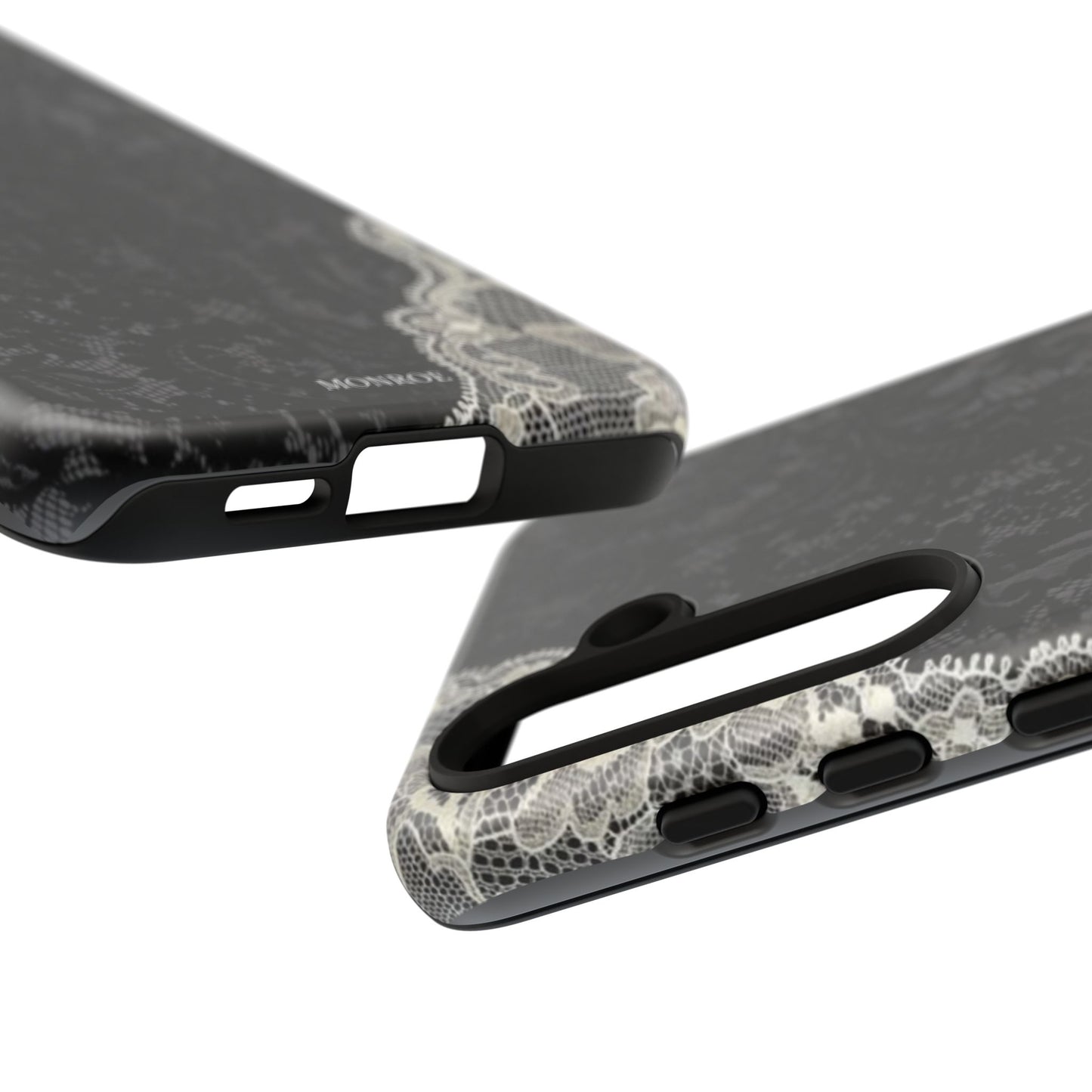 Black & White Edged Tough Case