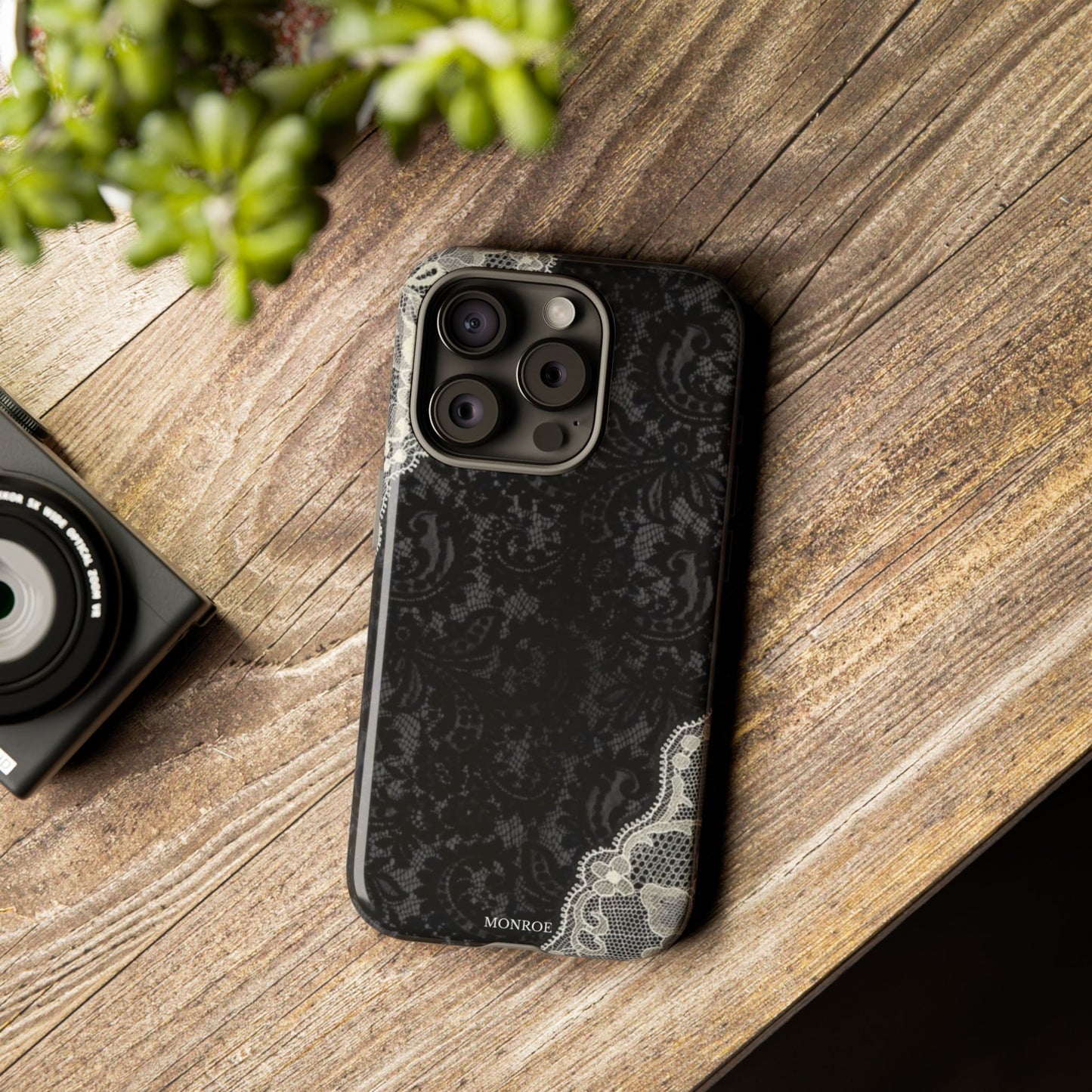 Black & White Edged Tough Case