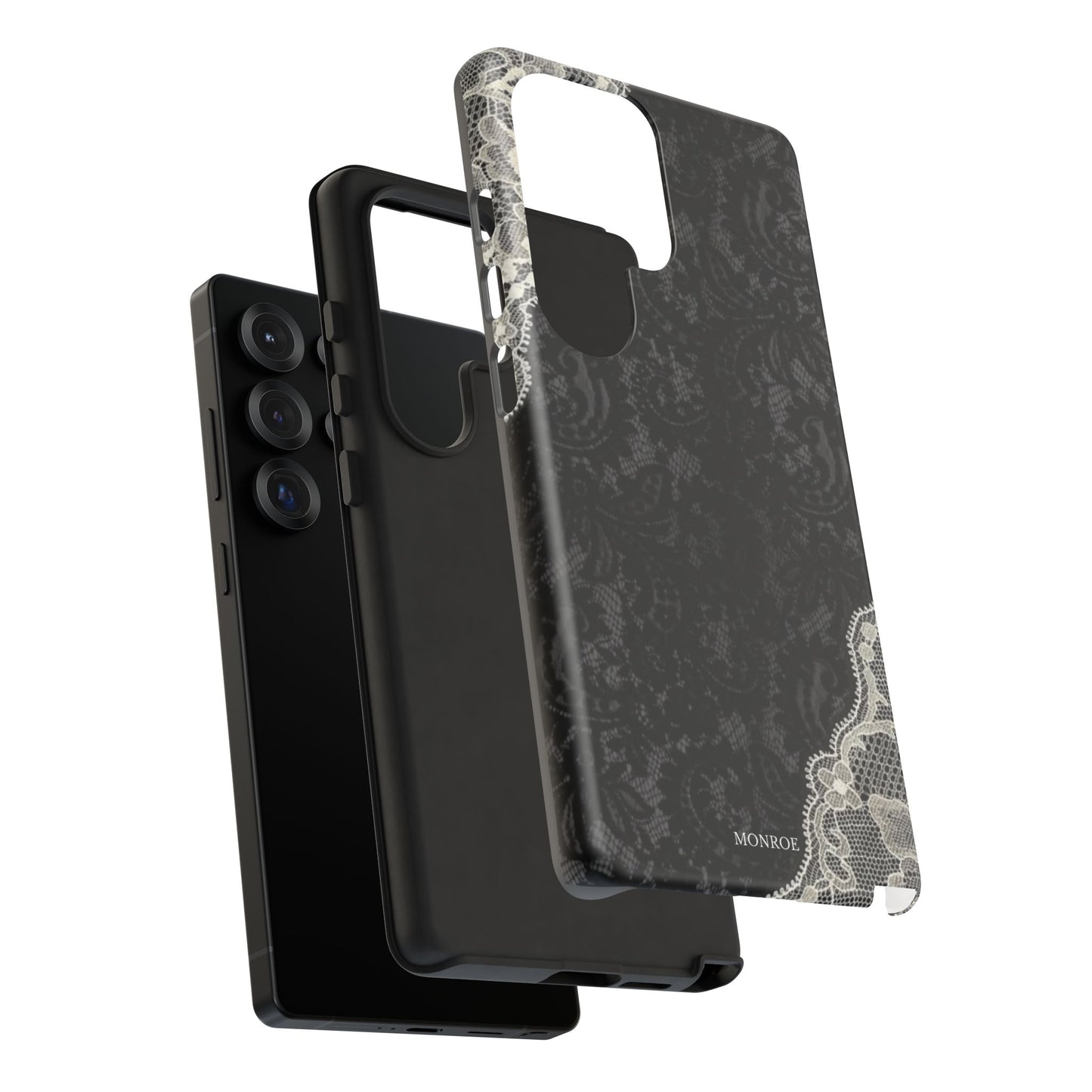 Black & White Edged Tough Case