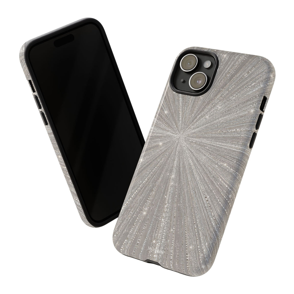 Sparkling Silver Burst Tough Case