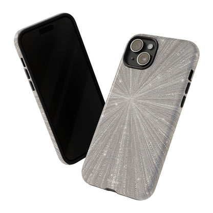Sparkling Silver Burst Tough Case