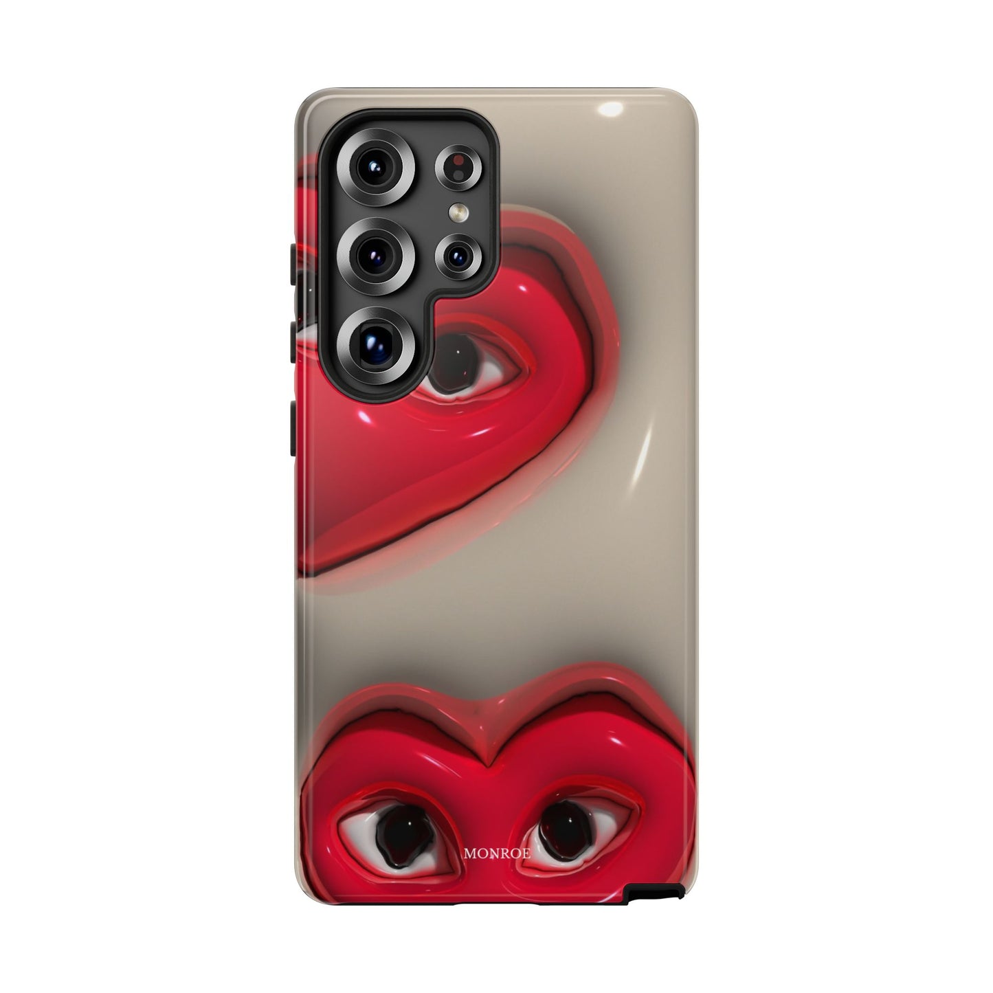 Red Heart Eyes Tough Case