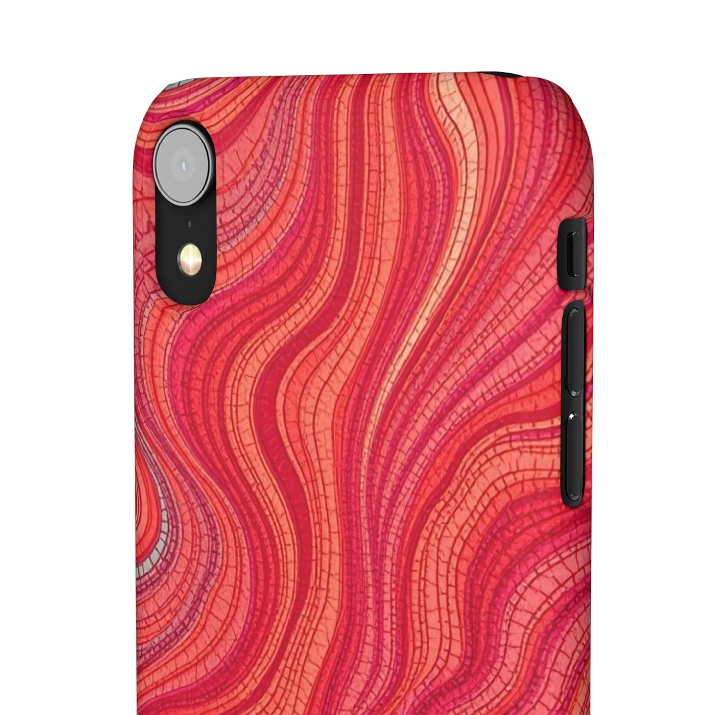 Retro Wavy Red Case
