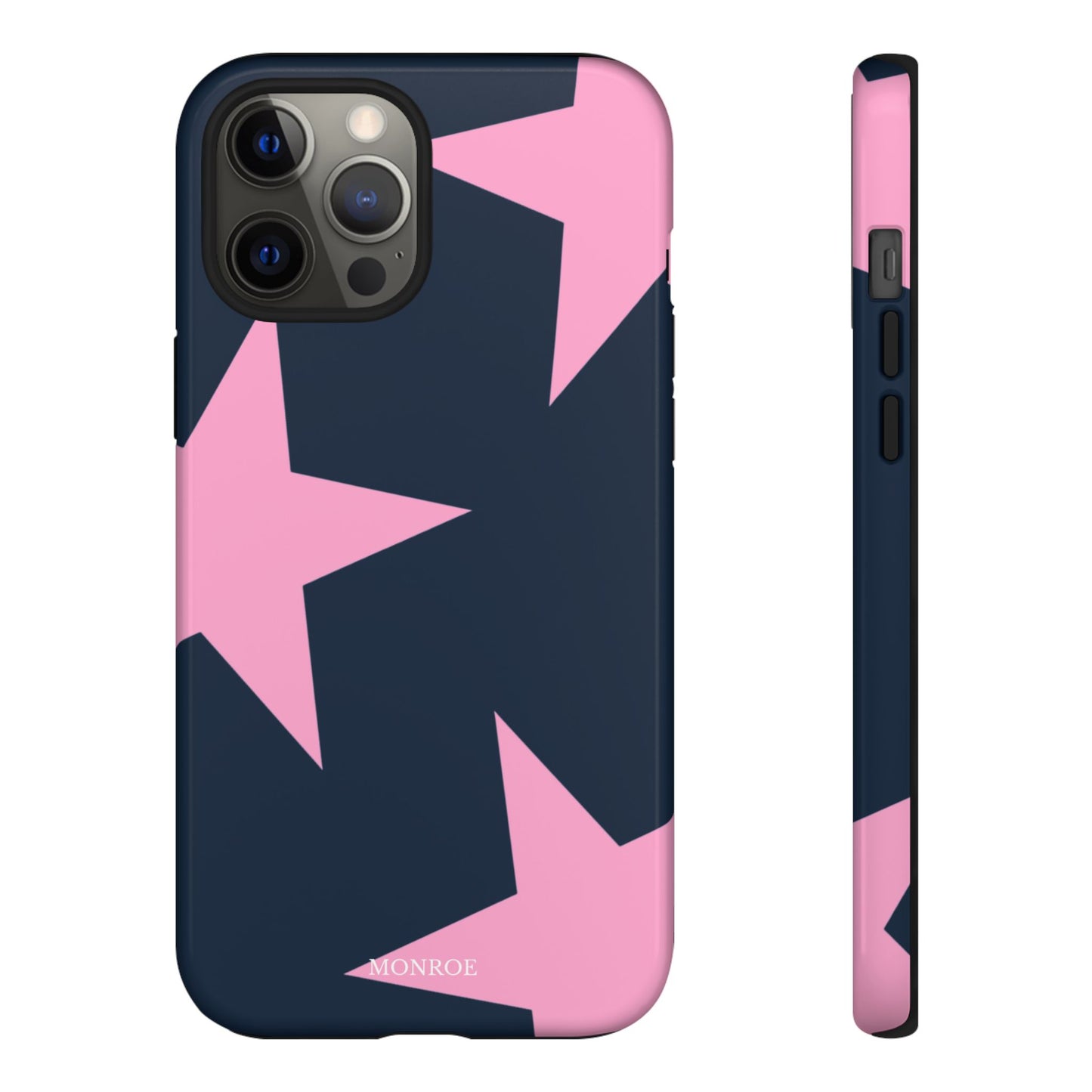 Navy & Pink Star Tough Cover