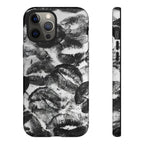 Black and Kiss Design Phone Case