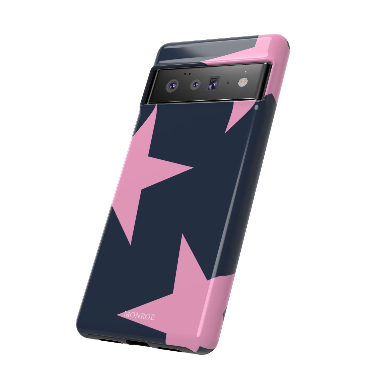 Navy & Pink Star Tough Cover