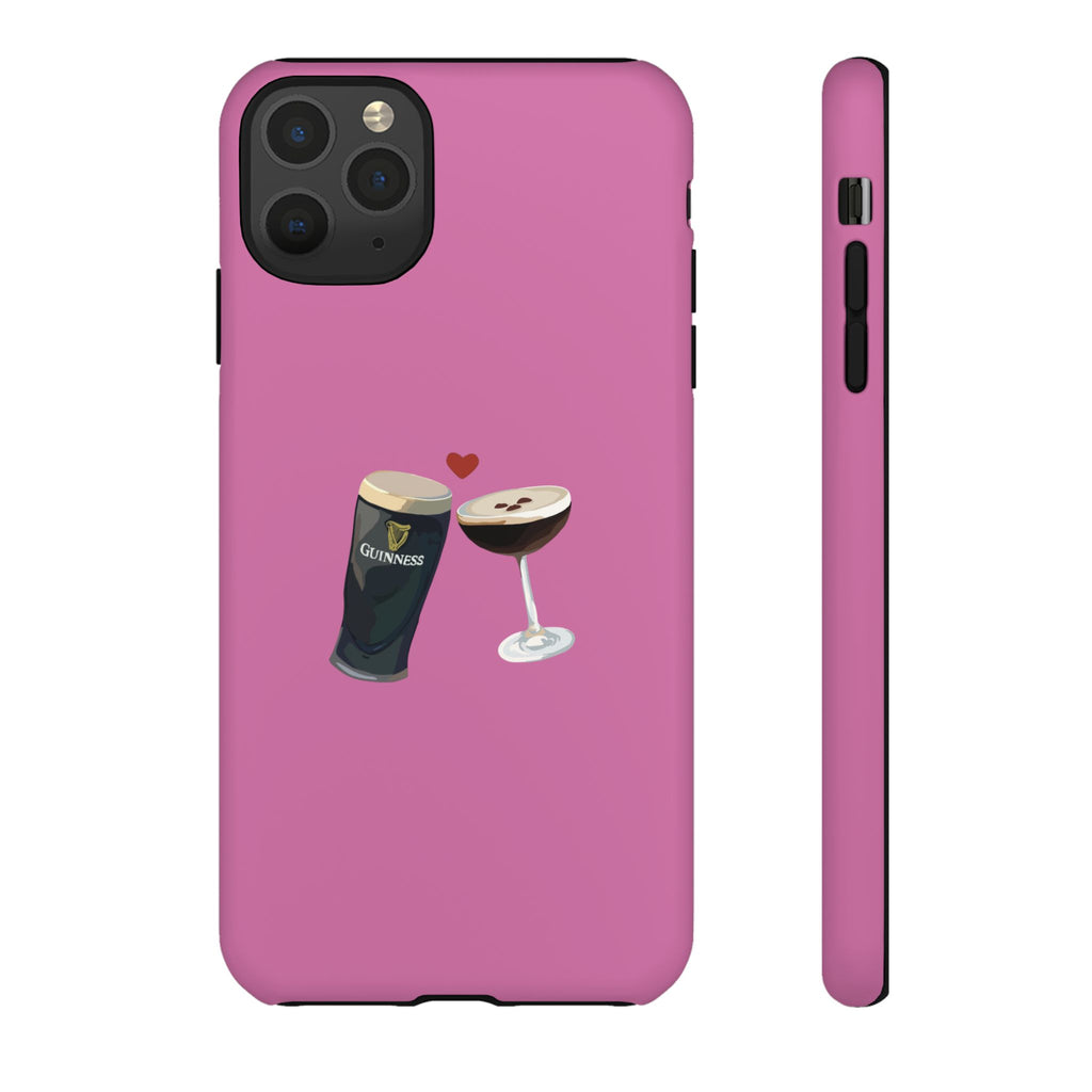 Pint & Wine Glass (Pink) Tough Case