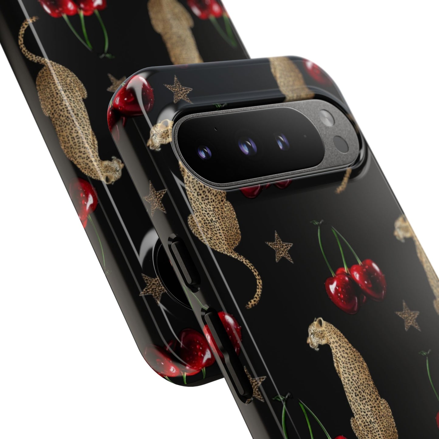 Leopard & Cherry Tough Case