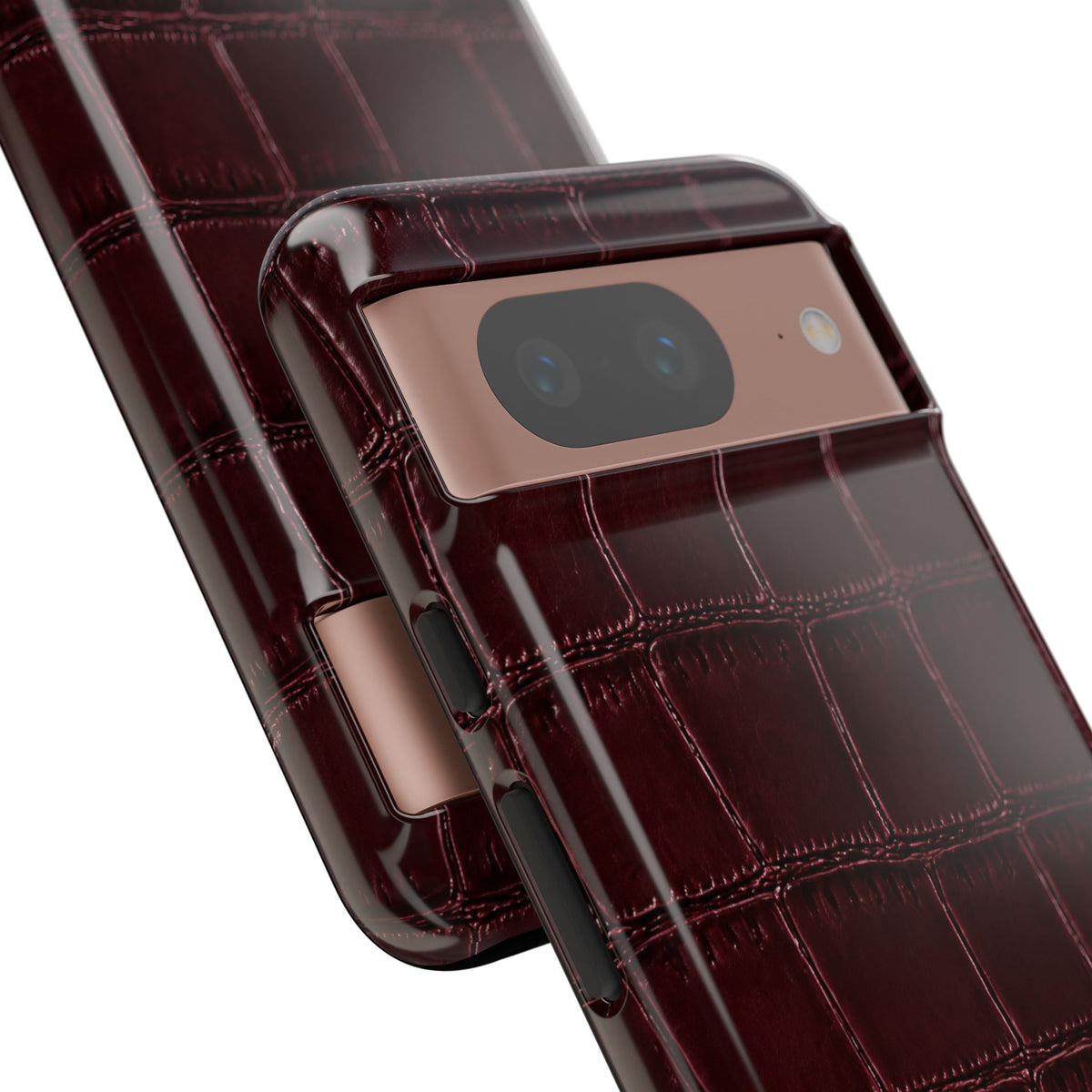 Burgundy Croc Tough Case