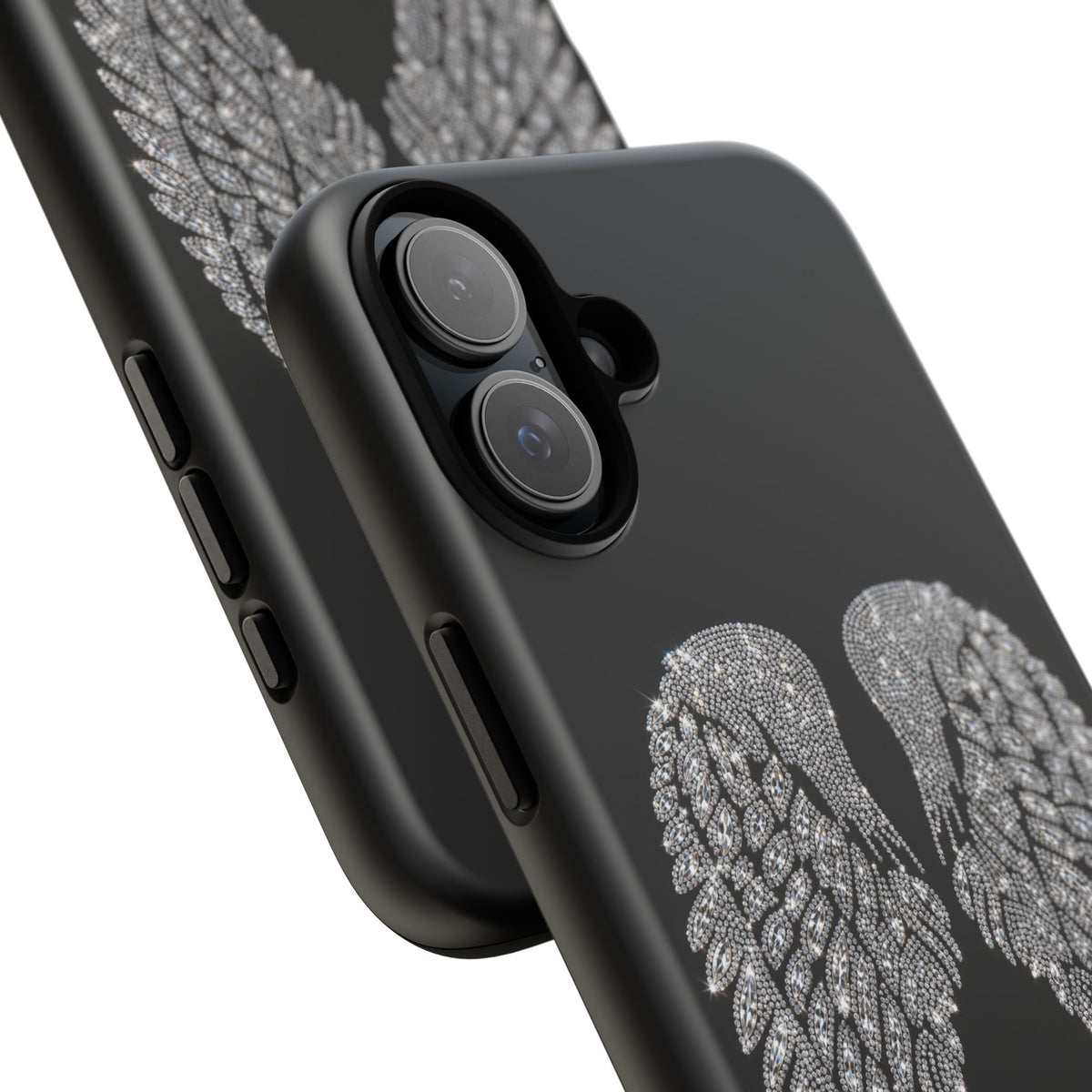Silver Angel Wings Tough Case