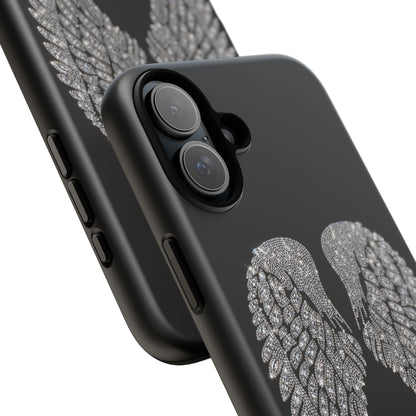 Silver Angel Wings Tough Case