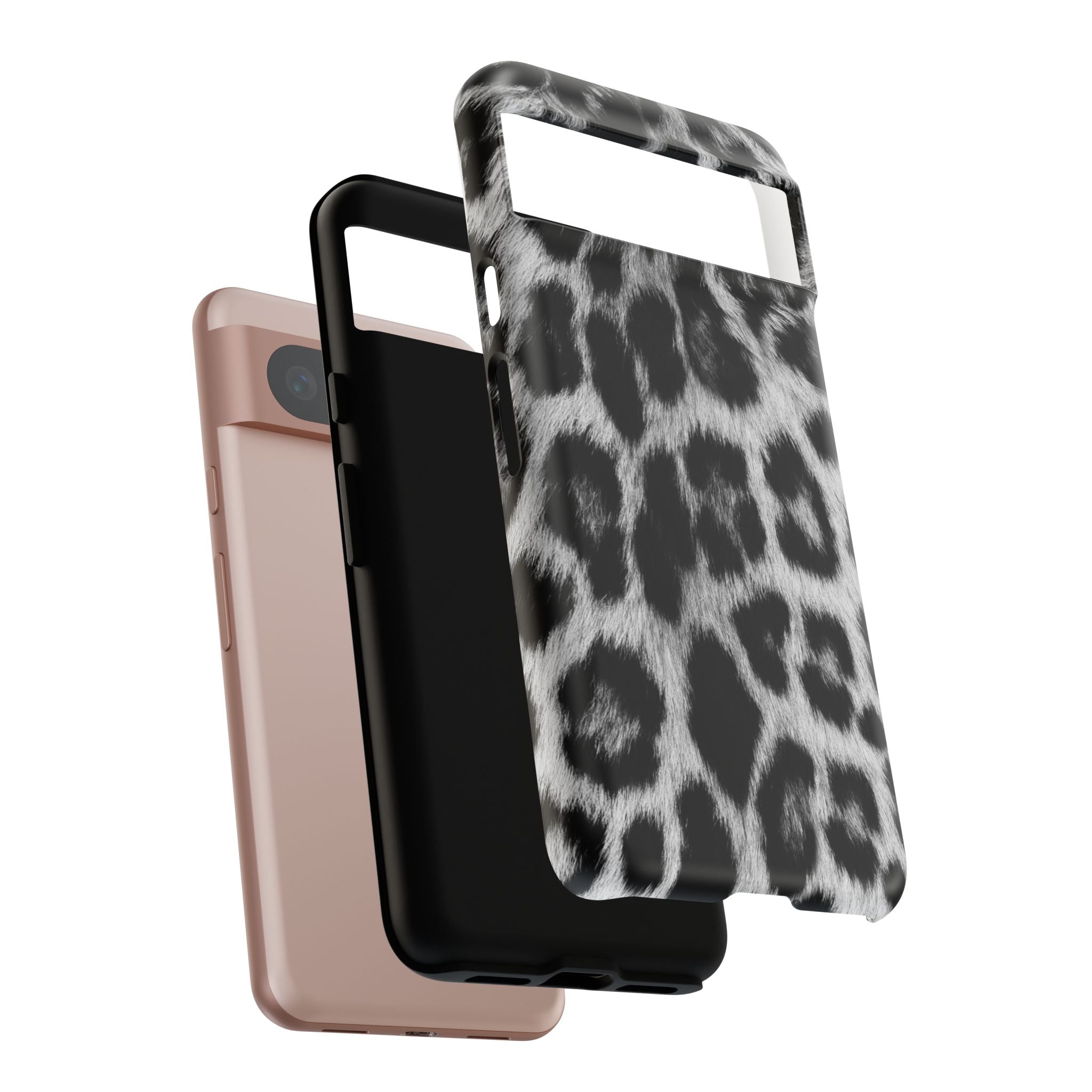 B&W Leopard Phone Case