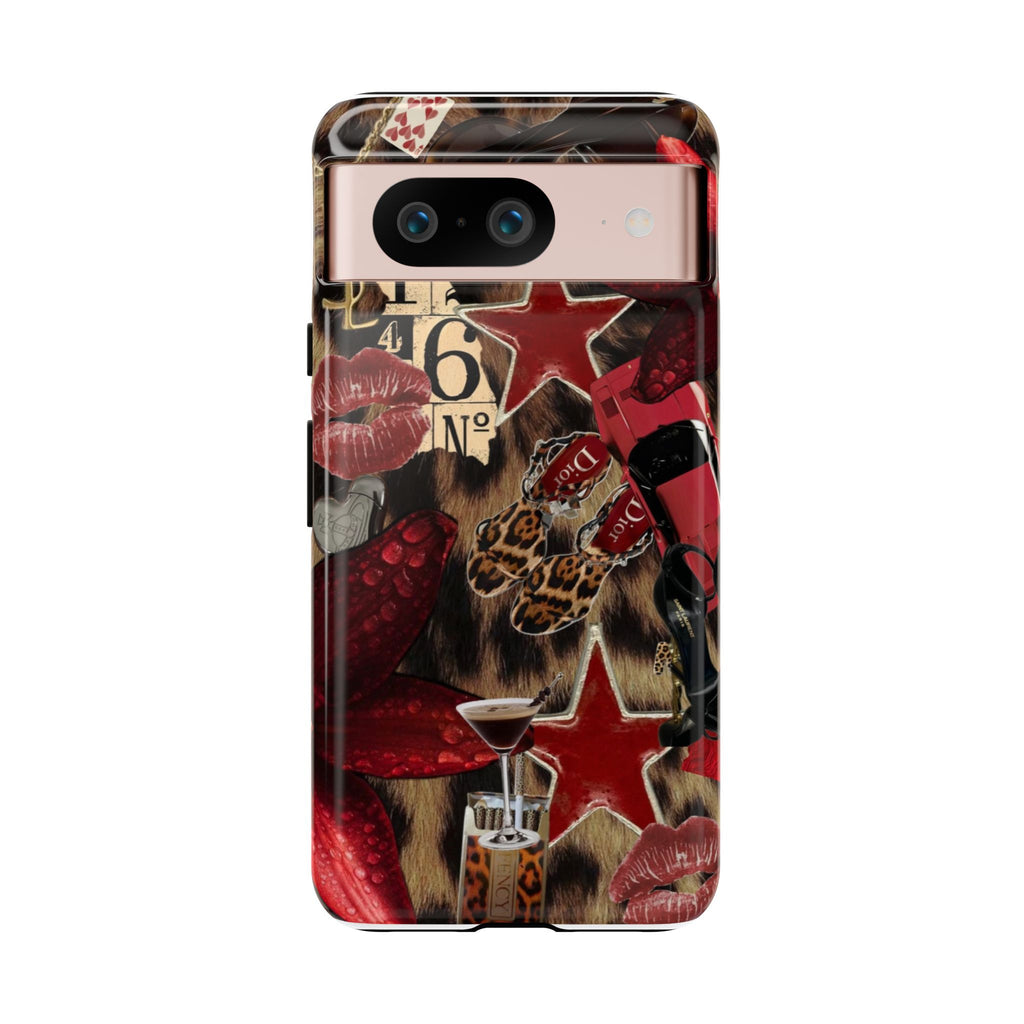 Cheetah Red Phone Case