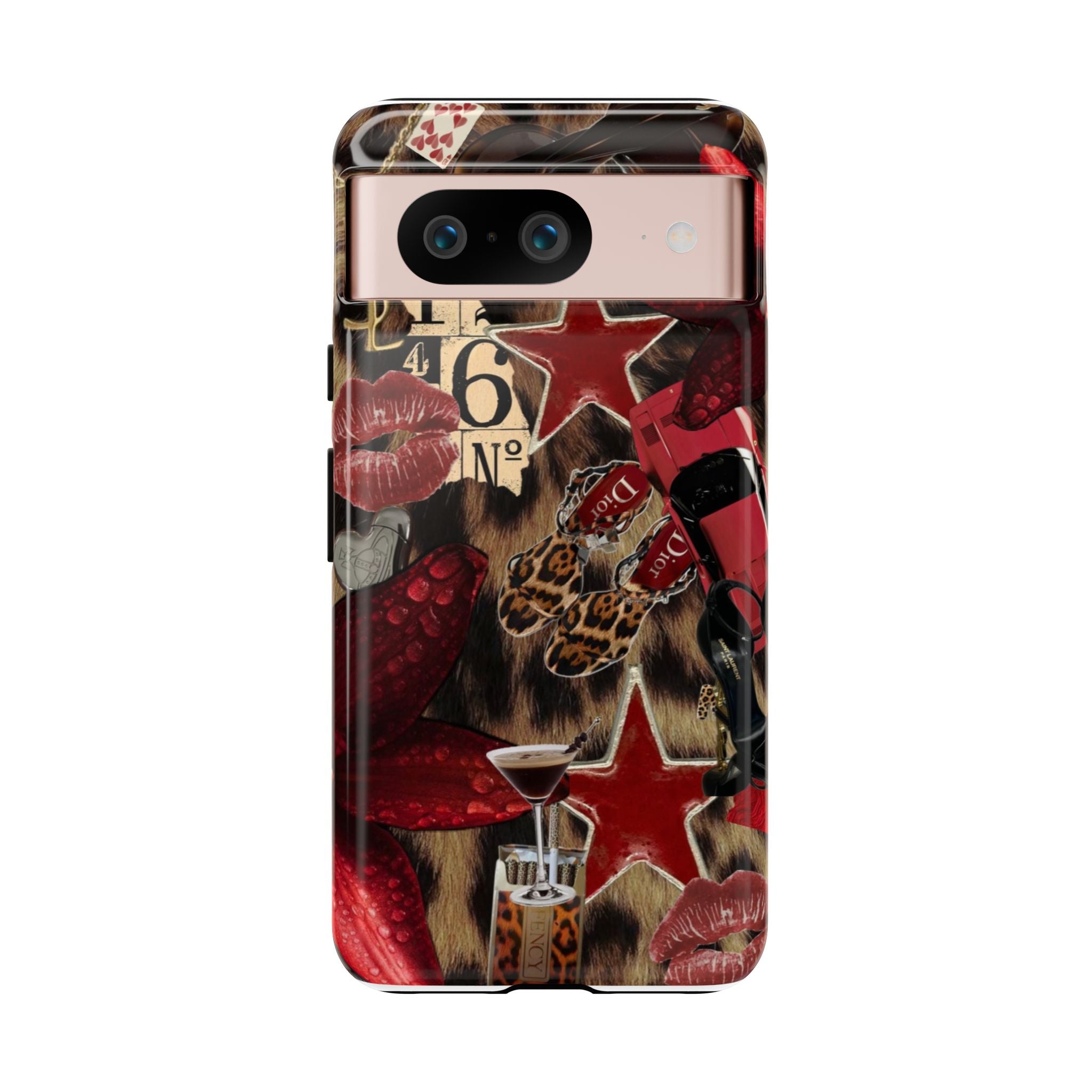 Cheetah Red Phone Case