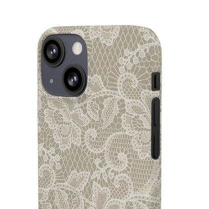 Vintage Beige Lace Case