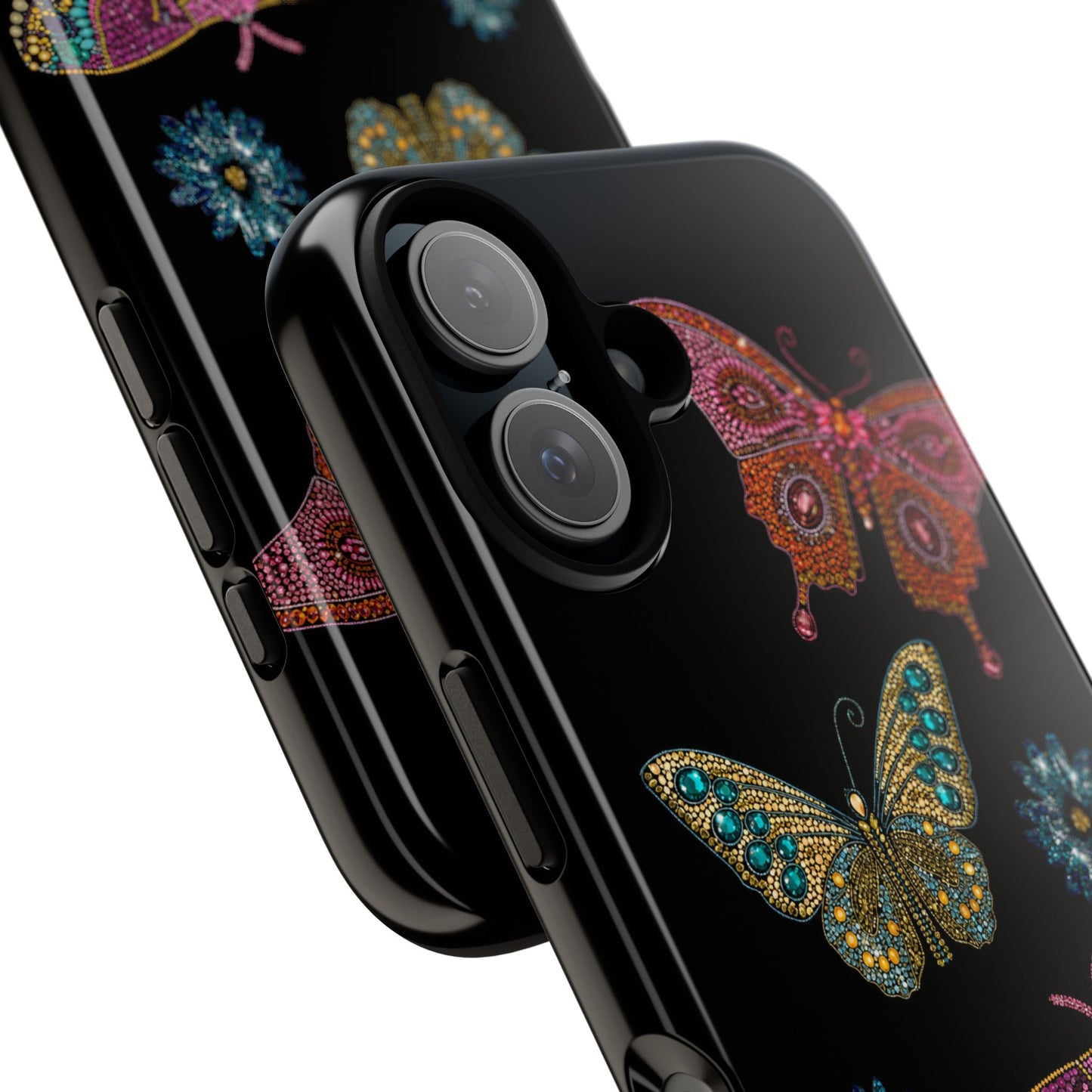 Butterfly Beaded Tough Case