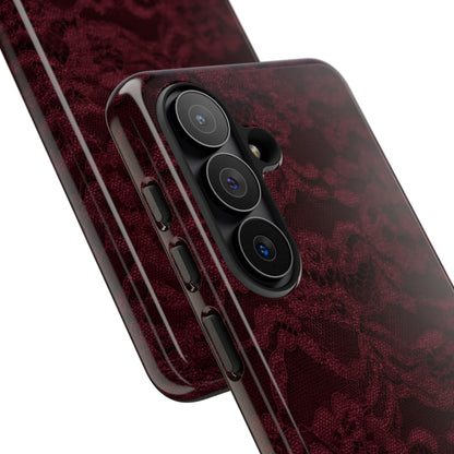 Burgundy Lace Tough Case