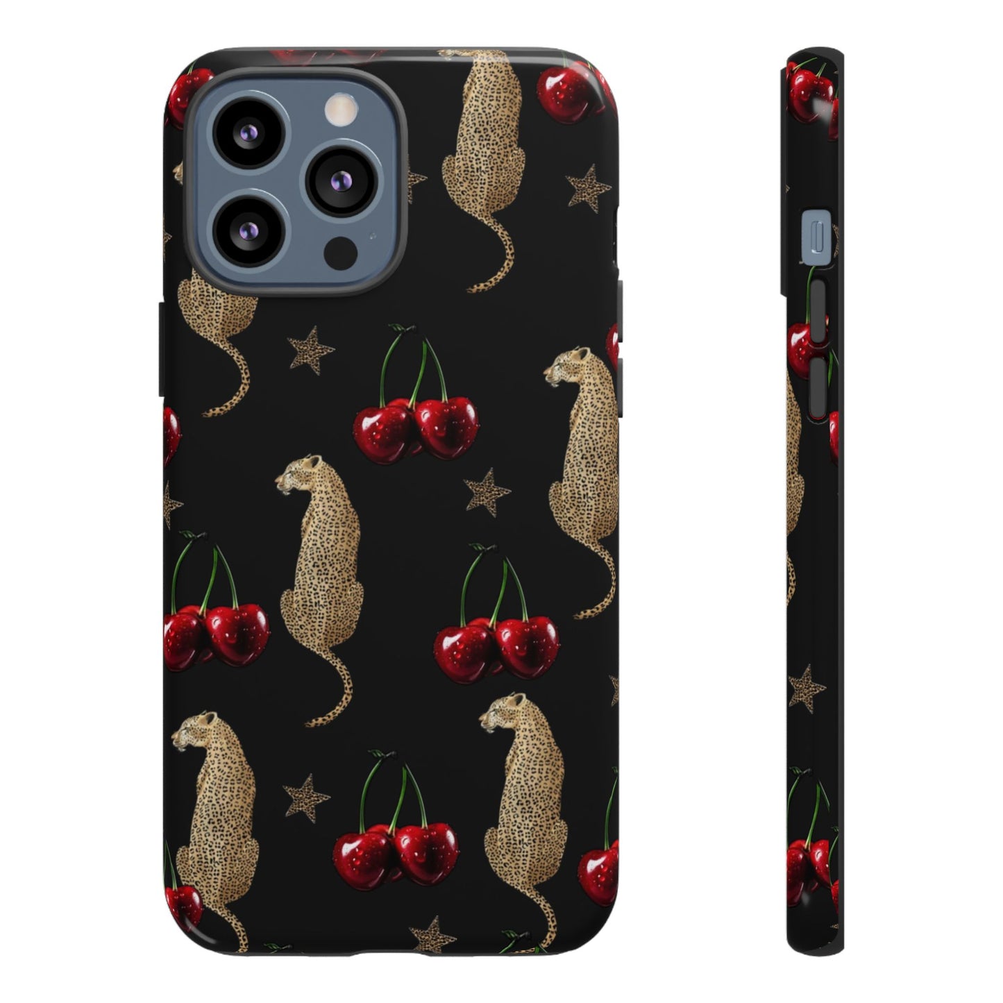 Leopard & Cherry Tough Case