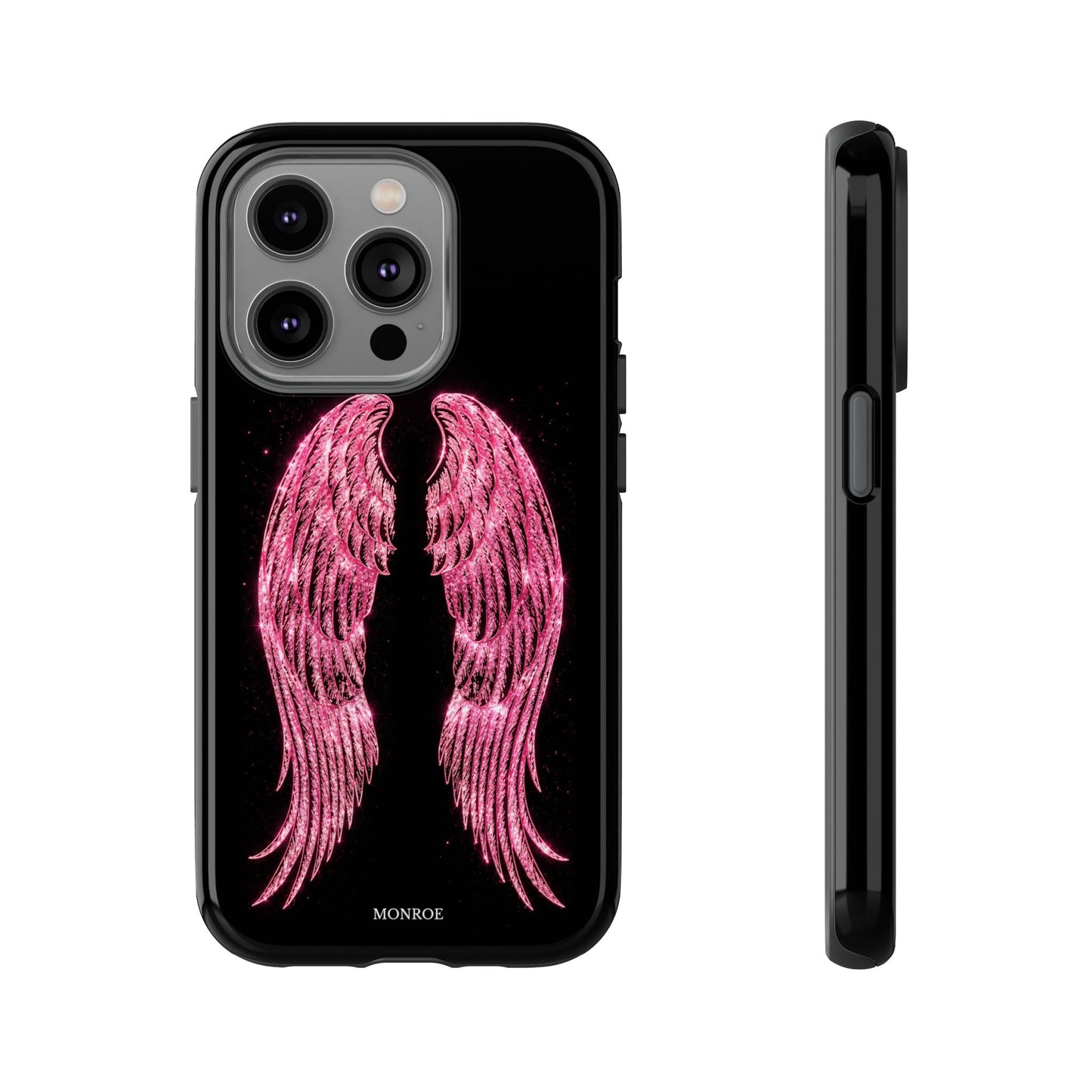 Pink Glitter Angel Tough Case