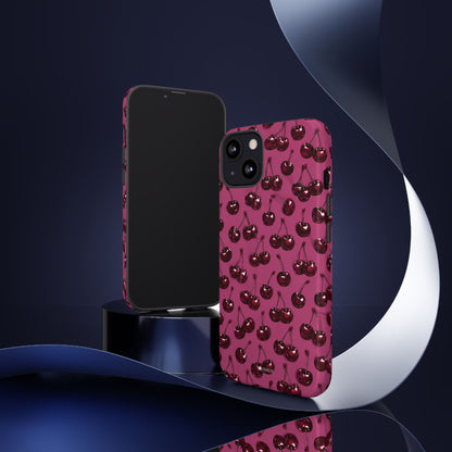 Burgundy Cherries Tough Case