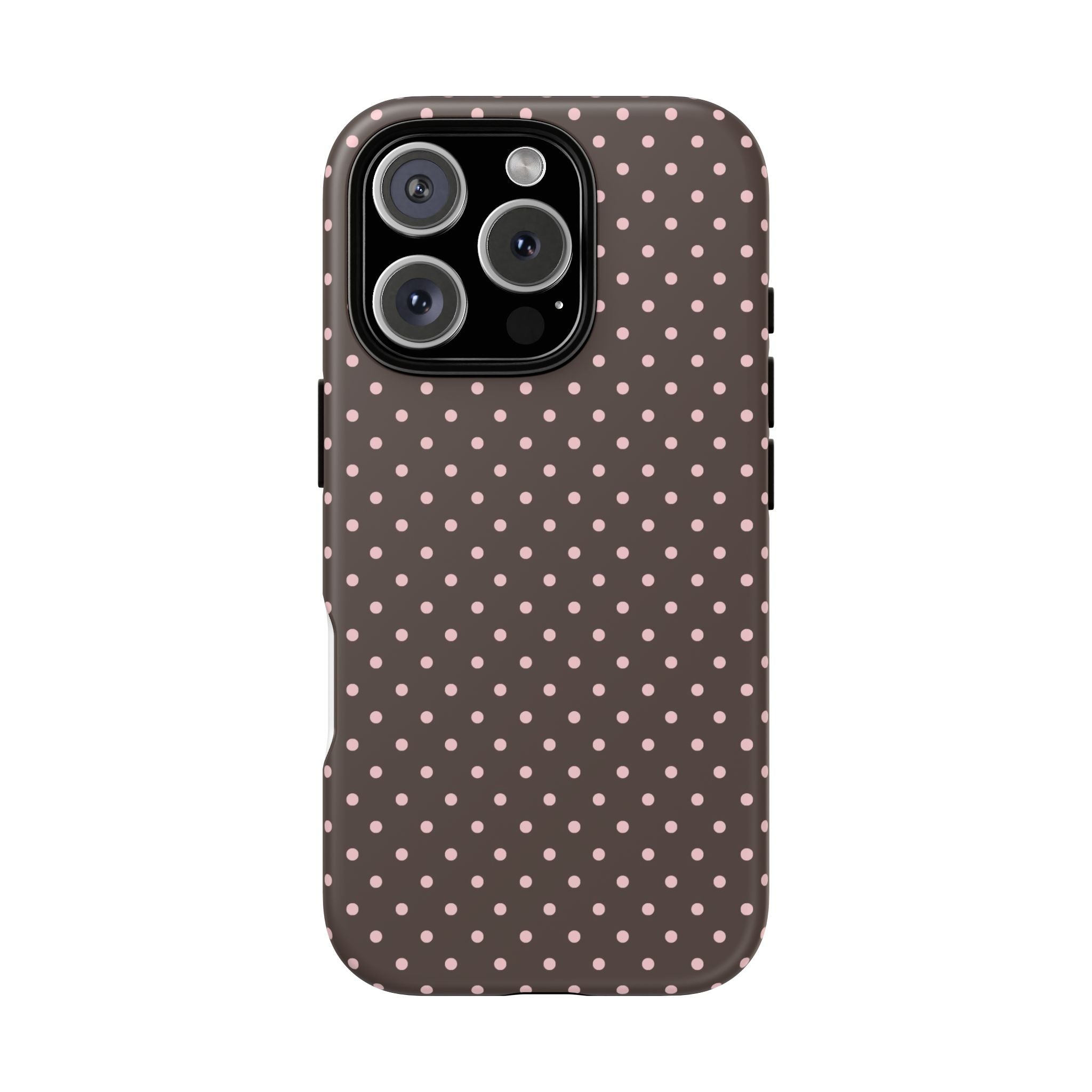 Brown Polka Phone Case